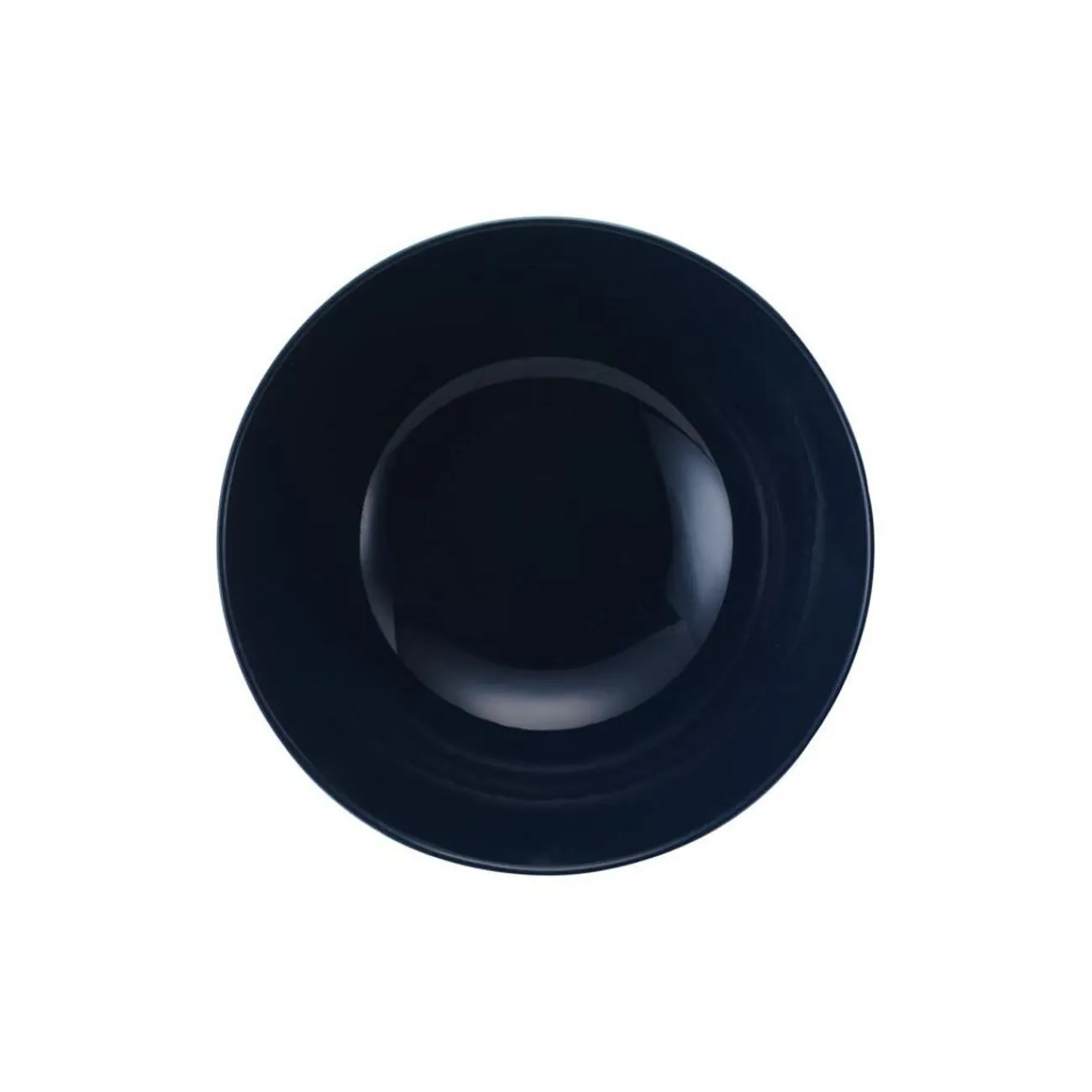 Gifi Assiette creuse motif feuillage bleu et blanc