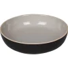 Gifi Assiette creuse Zenco bicolore gris et taupe