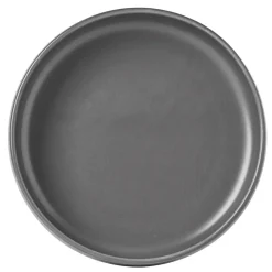 Gifi Assiette de dégustation creuse ronde grise