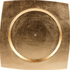 Gifi Assiette de présentation dorée