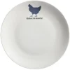Gifi Assiette plate beige motif poule