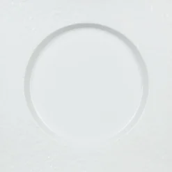 Gifi Assiette plate blanche carrée