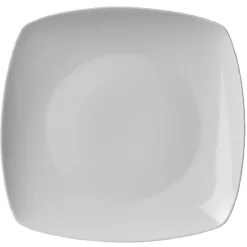Gifi Assiette plate carrée blanche