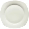 Gifi Assiette plate carrée blanc 24cm