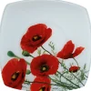 Gifi Assiette plate design coquelicot