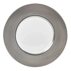 Gifi Assiette plate effet diamant