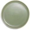 Gifi Assiette plate en faïence vert Ø27xH1,7cm