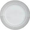 Gifi Assiette plate en porcelaine motif argenté