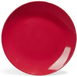 Gifi Assiette plate Madrid Ø27cm faïence rouge