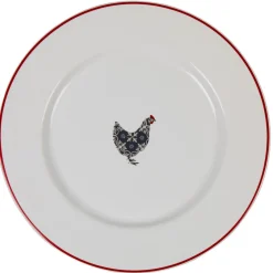 Gifi Assiette plate motif poule