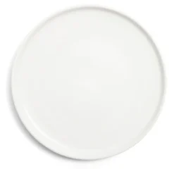 Gifi Assiette plate Oslo en grès blanc Ø27cm