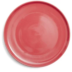 Gifi Assiette plate Oslo en grès rouge Ø27cm