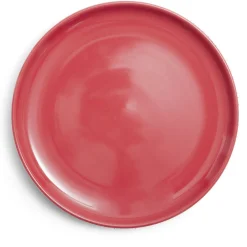 Gifi Assiette plate Oslo en grès rouge Ø20cm