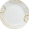 Gifi Assiette plate porcelaine Noël