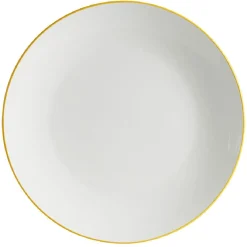 Gifi Assiette plate porcelaine blanc Ø26,5cm
