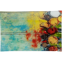 Gifi Assiette plate rectangulaire design épices