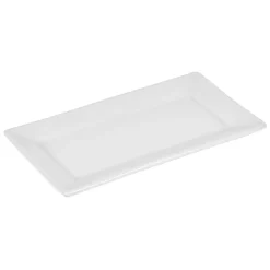 Gifi Assiette plate rectangulaire porcelaine blanc