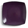 Gifi Assiette plate rectangulaire grès 27,5x27,5cm