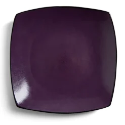 Gifi Assiette plate rectangulaire grès 27,5x27,5cm
