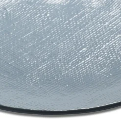 Gifi Assiette plate ronde en grès reliefbleu