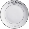 Gifi Assiette plate ronde Le plat du jour