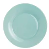 Gifi Assiette plate ronde Luminarc bleu ciel Zana