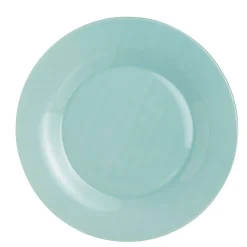 Gifi Assiette plate ronde Luminarc bleu ciel Zana