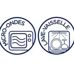 Gifi Assiette plate ronde Luminarc bleu ciel Zana