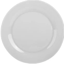 Gifi Assiette plate ronde Luminarc blanche Zana