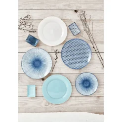 Gifi Assiette plate ronde Luminarc blanche Zana