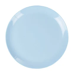 Gifi Assiette plate ronde Luminarc unie bleu clair Diwali