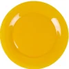 Gifi Assiette plate ronde Luminarc unie jaune moutarde Zana
