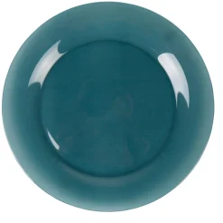 Gifi Assiette plate ronde Luminarc unie bleu foncé Zana