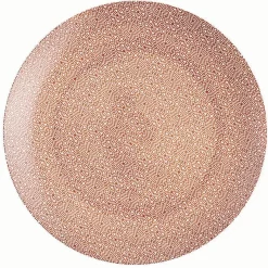 Gifi Assiette plate ronde motif géométrique 4 couleurs x4