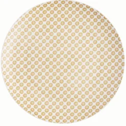 Gifi Assiette plate ronde motif géométrique 4 couleurs x4