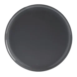 Gifi Assiette plate ronde Oslo grise
