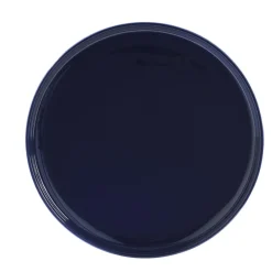 Gifi Assiette plate ronde Oslo bleue