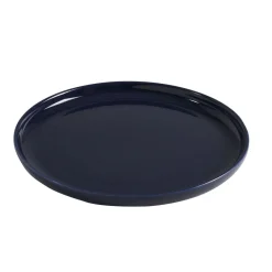 Gifi Assiette plate ronde Oslo bleue