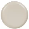 Gifi Assiette plate ronde uni taupe mat