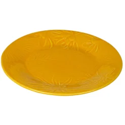 Gifi Assiette plate verte ou jaune