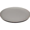 Gifi Assiette plate Zenco bicolore gris et taupe