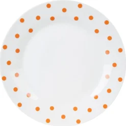 Gifi Assiette ronde plate faïence motif coeur