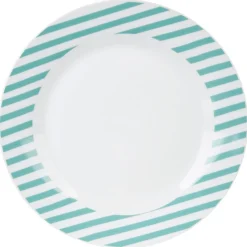 Gifi Assiette ronde plate faïence motif coeur