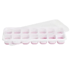 Gifi Bac à 14 glaçons avec couvercle 21x8cm - 3 coloris