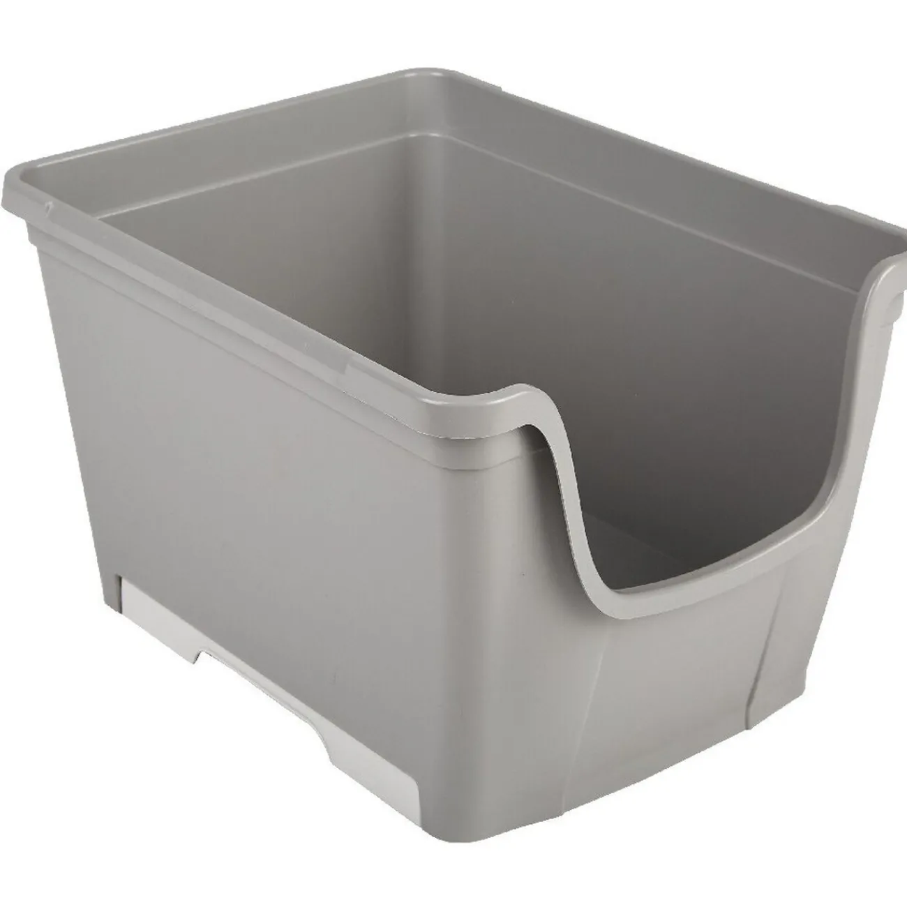 Gifi Rangement|Bac à bec empilable taupe 14 L