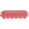 Gifi Bac à glaçons en plastique rose 18 compartiments x2