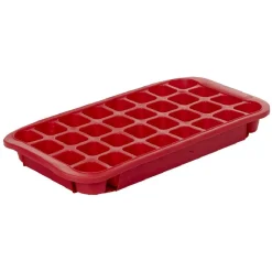 Gifi Bac à glaçons en plastique rouge