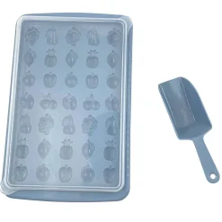 Gifi Bac à glaçons forme fruit avec réservoir et pelle