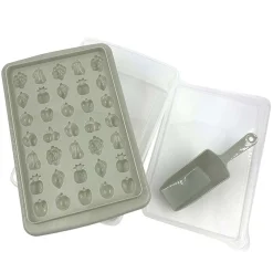 Gifi Bac à glaçons forme fruit avec réservoir et pelle