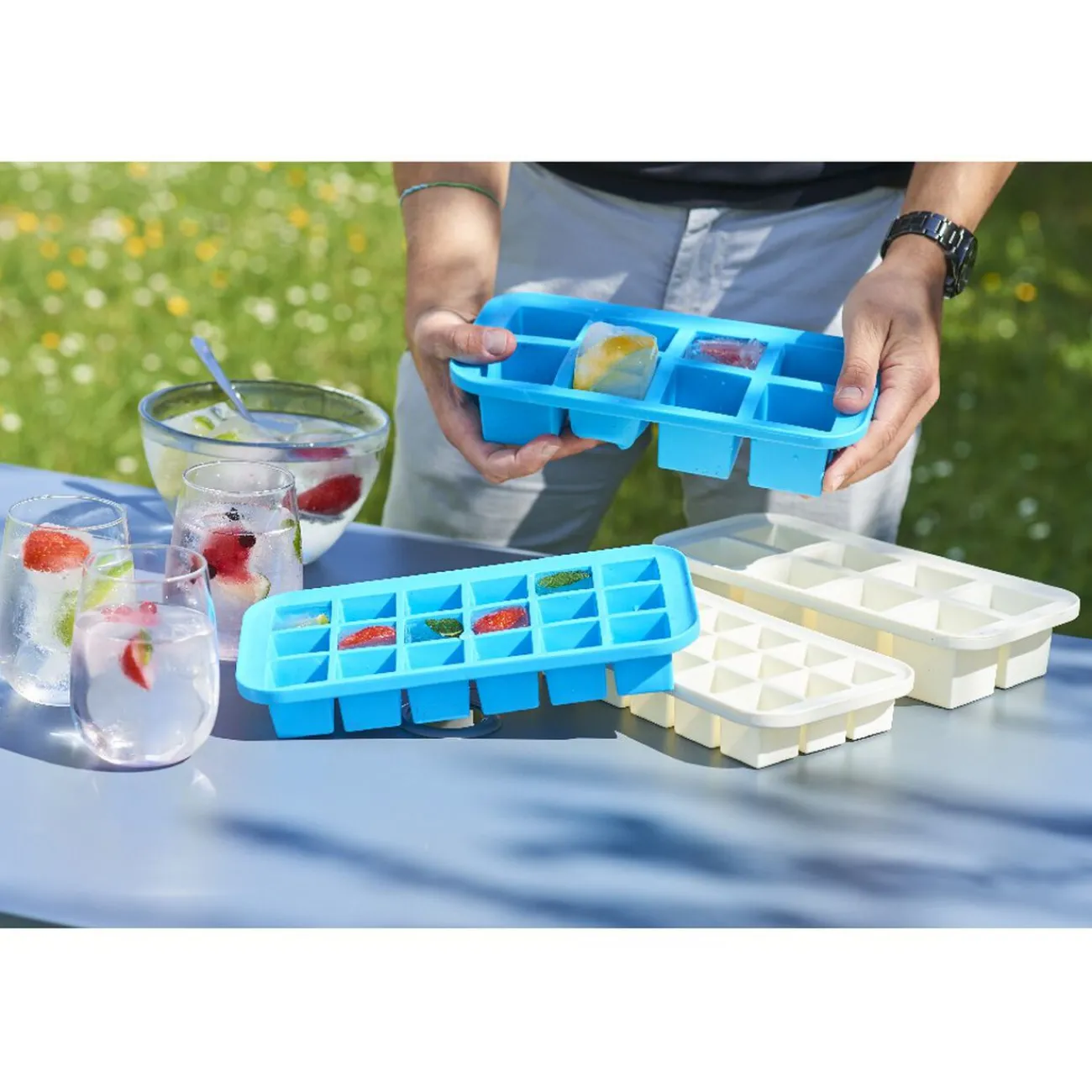 Gifi Bac à glaçons XL 8 compartiments